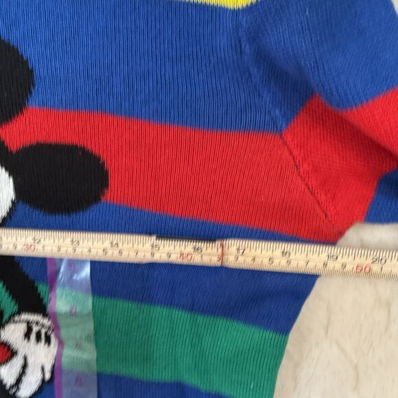 NWT Mickey Mouse Sweater Retro Striped Reimagined Kids Disney 100 Youth Sz XL - Picture 5 of 12